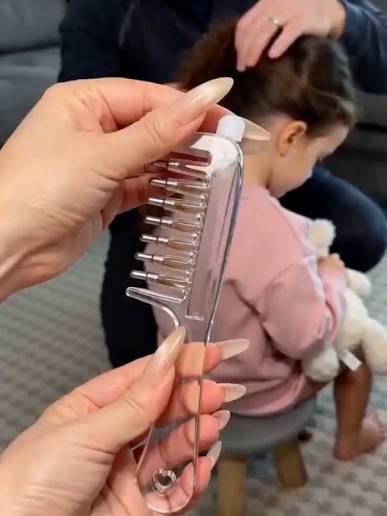 Essential Oil Infusion Scalp Massage Comb – Hair Oil Applicator